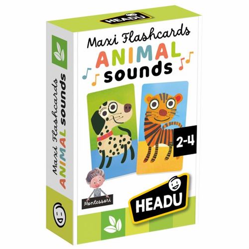 Montessori - Jogo Maxi Flashcards: Animal Sounds 1