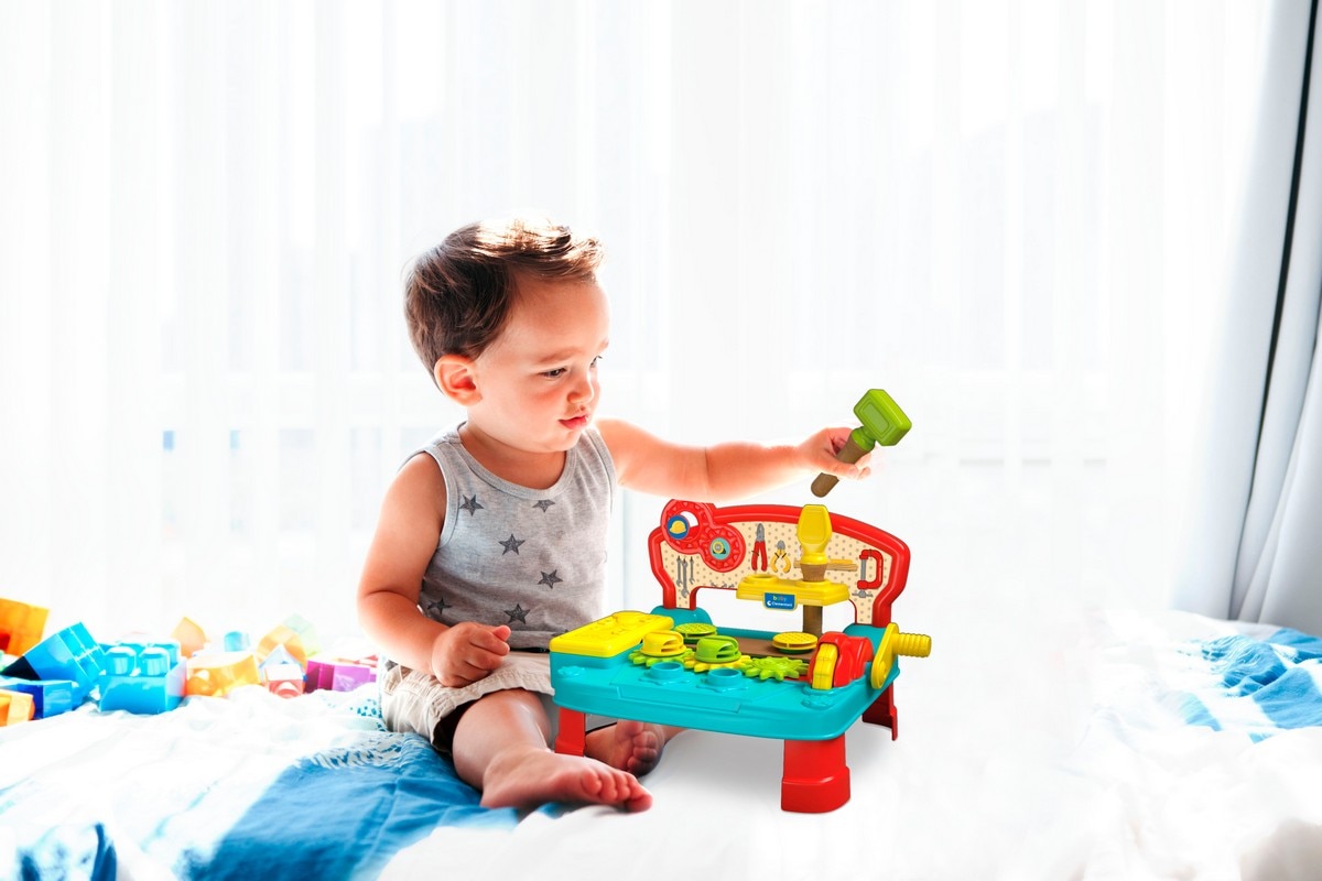 Baby Montessori - Mesa de Ferramentas 3