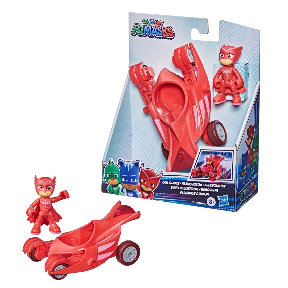 Pj Mask Heróis com Veículo 3