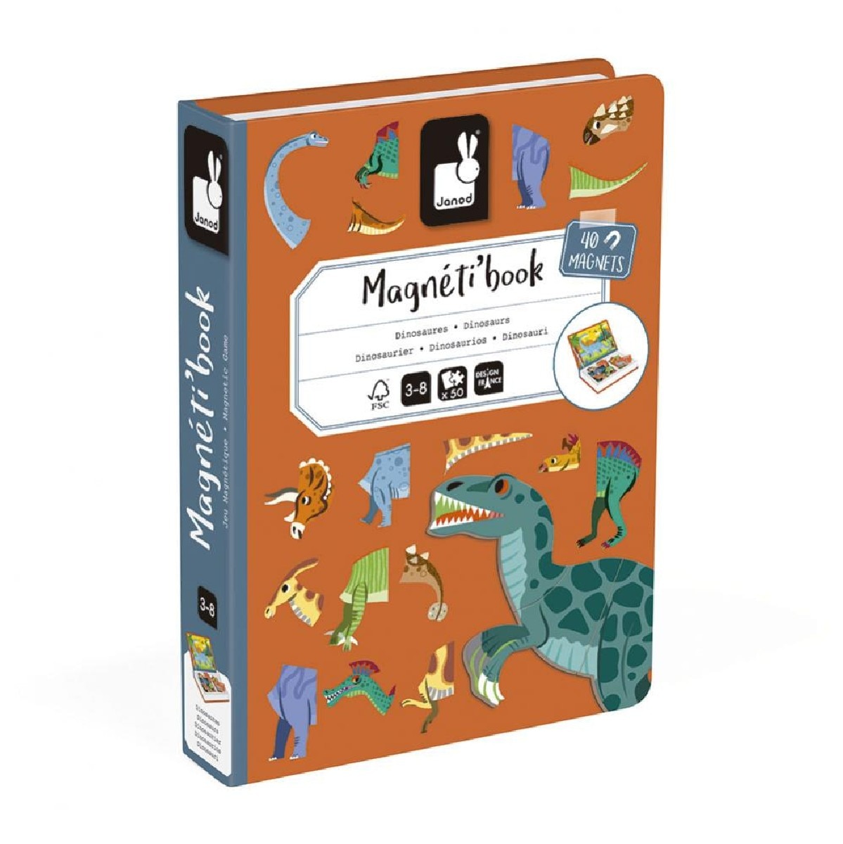 Imagem 0 de MAGNETIC BOOK - DINOSSAUROS