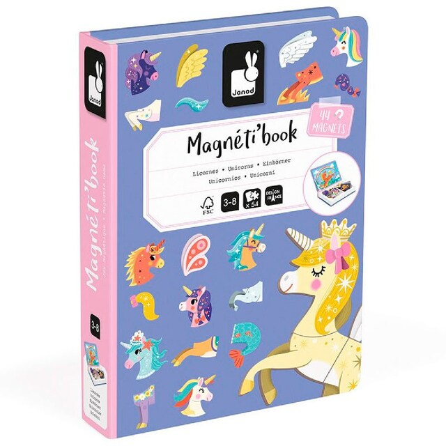 Imagem 0 de Magnetic Book - Unicornios