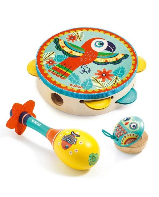 Imagem 0 de Conjunto Musical Pandeireta, Castanholas e Maracas