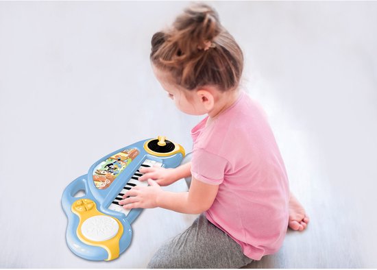 Piano Eletrónico Bluey com Microfone 3