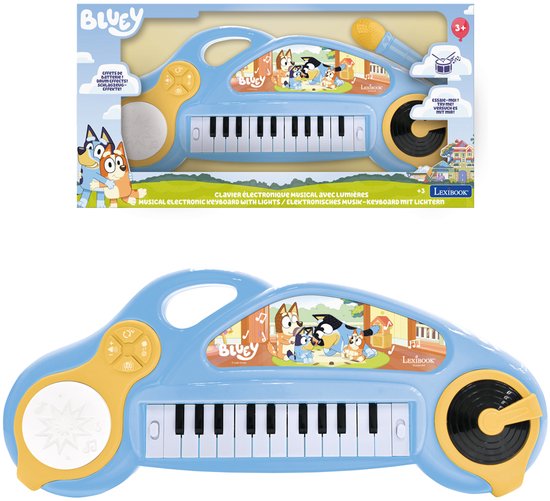 Piano Eletrónico Bluey com Microfone 6