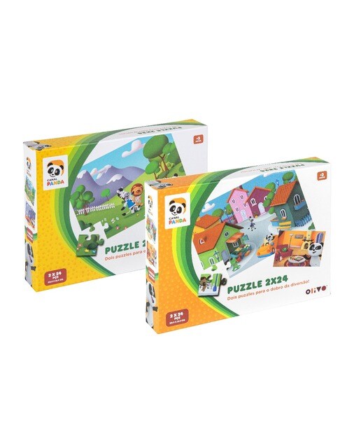 Imagem 0 de Panda - Puzzles 2X24 Pcs