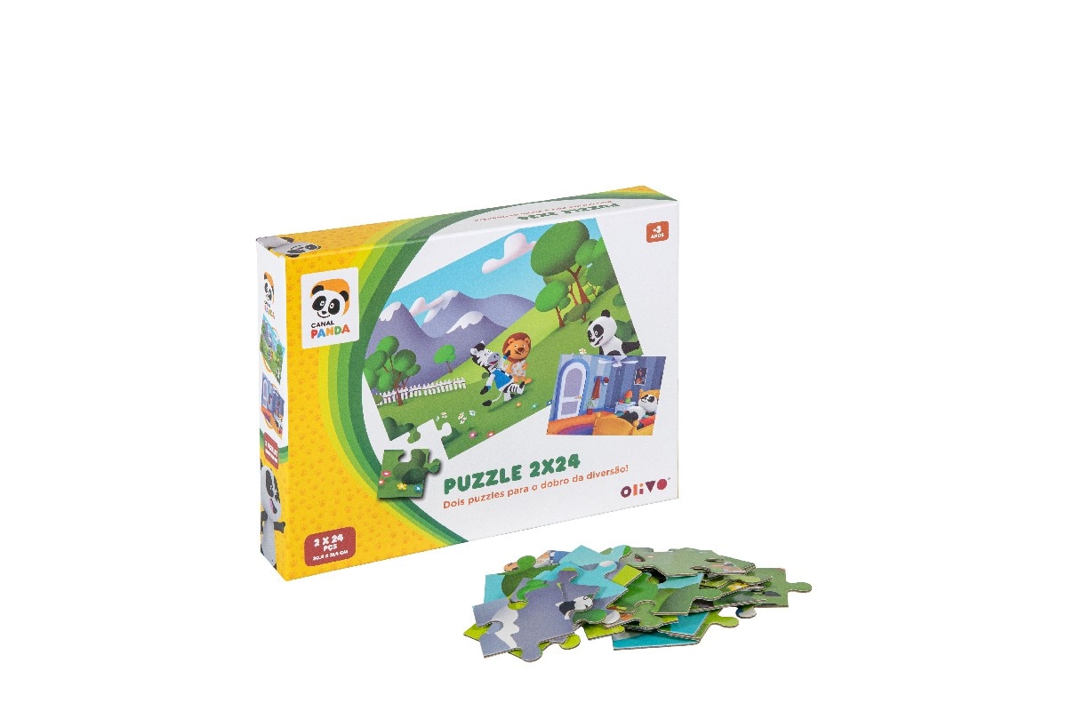 Panda - Puzzles 2X24 Pcs 2