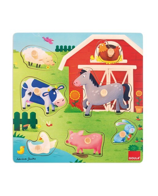 Puzzle Mamãs e Bebés Quinta Goula 1