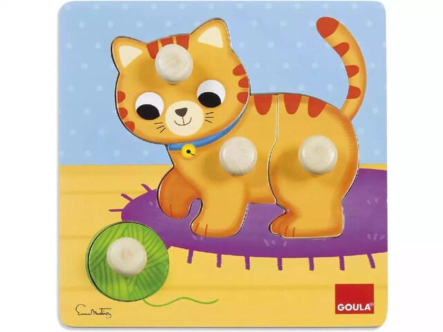 Imagem 0 de Puzzle Gato de Madeira