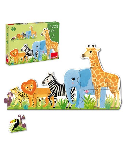 Puzzle xxl Selva de pequeno a grande Goula 1