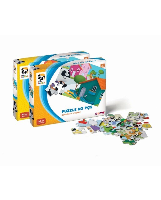 Imagem 0 de Panda - Puzzles 60 Pcs, Artigo Sortido. Envio realizado de forma aleatória