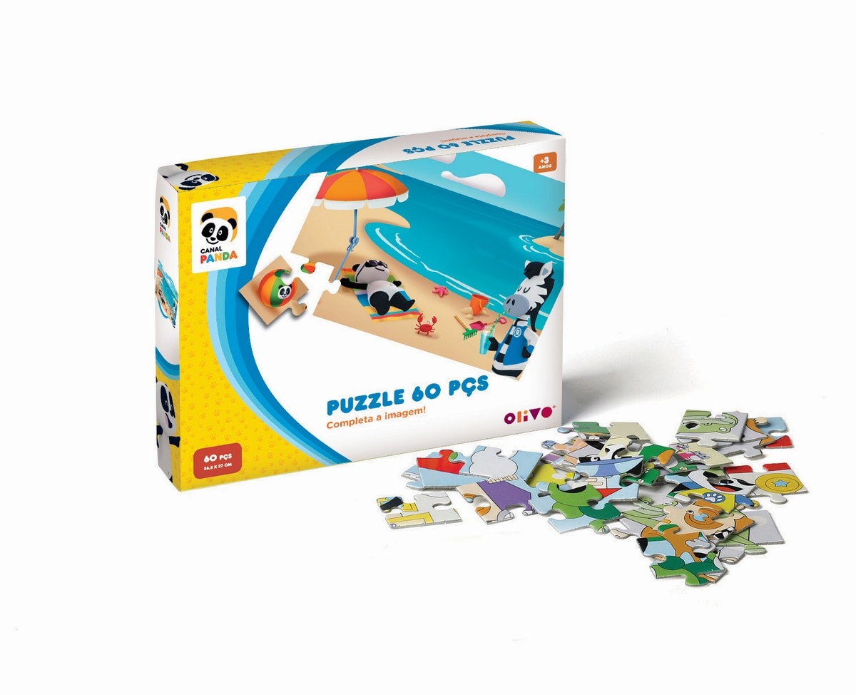 Panda - Puzzles 60 Pcs, Artigo Sortido. Envio realizado de forma aleatória 3