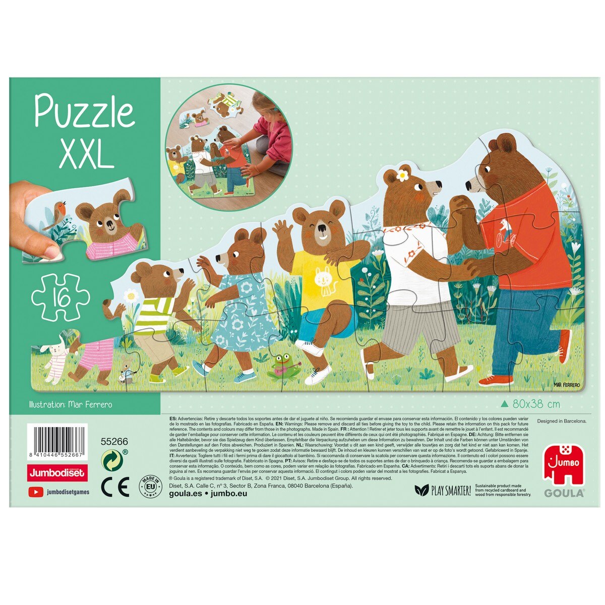 Puzzle XXL Familia De Ursos 2