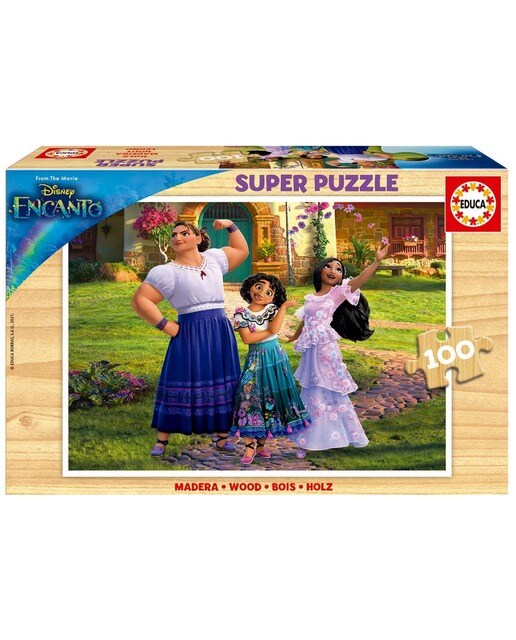 Puzzle Encanto Disney Madeira 100 Peças 1