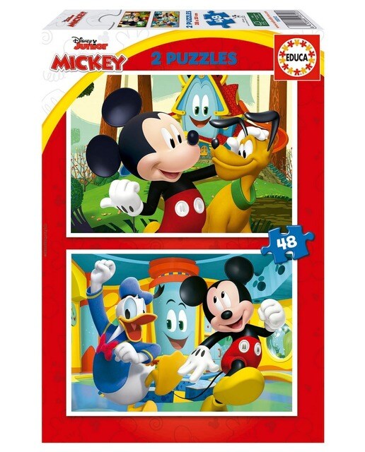 Puzzle Mickey Mouse Fun House 2X48 Peças 1