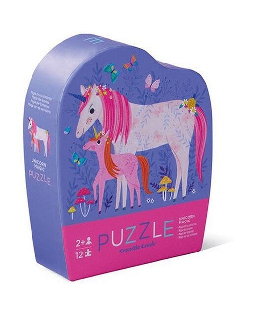 Mini Puzzle Unicorn Magic 12 Peças - Crocodile Creek , Sig Toys 1