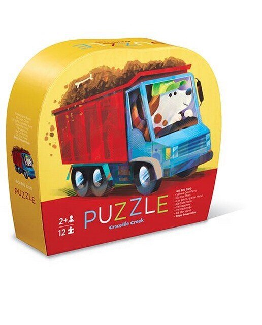 Mini Puzzle Go Big Dog -12 Peças - Crocodile Creek , Sig Toys 1