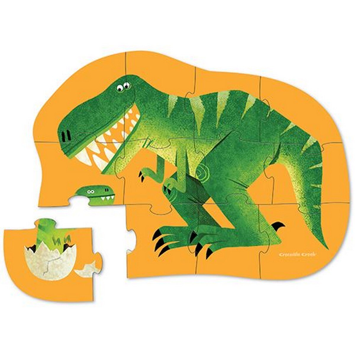 Mini Puzzle Just Hatched 12 Peças - Crocodile Creek , Sig Toys 2