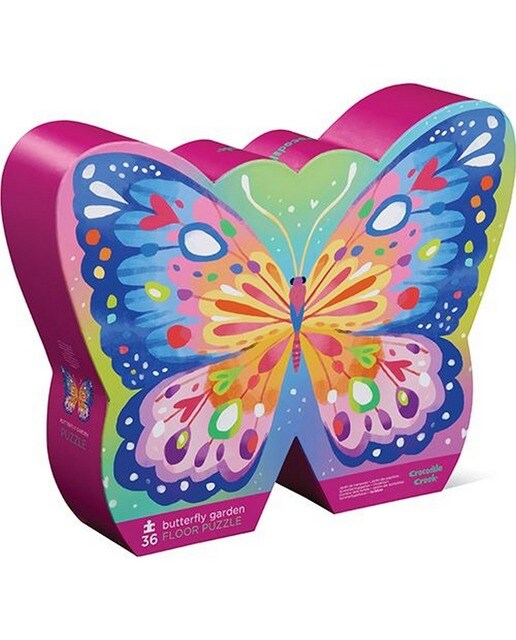 Puzzle de Chão Butterfly Garden - 36 Peças - Crocodile Creek , Sig Toys 1