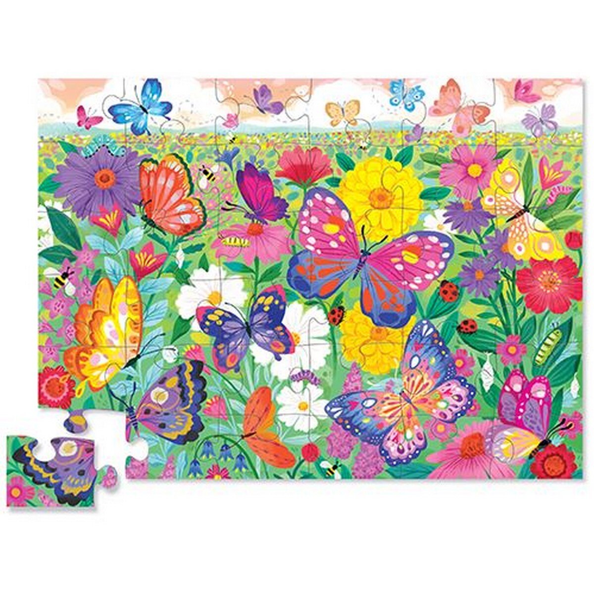 Puzzle de Chão Butterfly Garden - 36 Peças - Crocodile Creek , Sig Toys 2