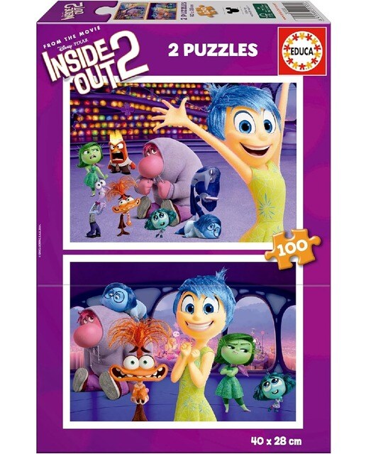 Imagem 0 de Puzzle Educa Inside Out 2 de 2 x 100 Peças