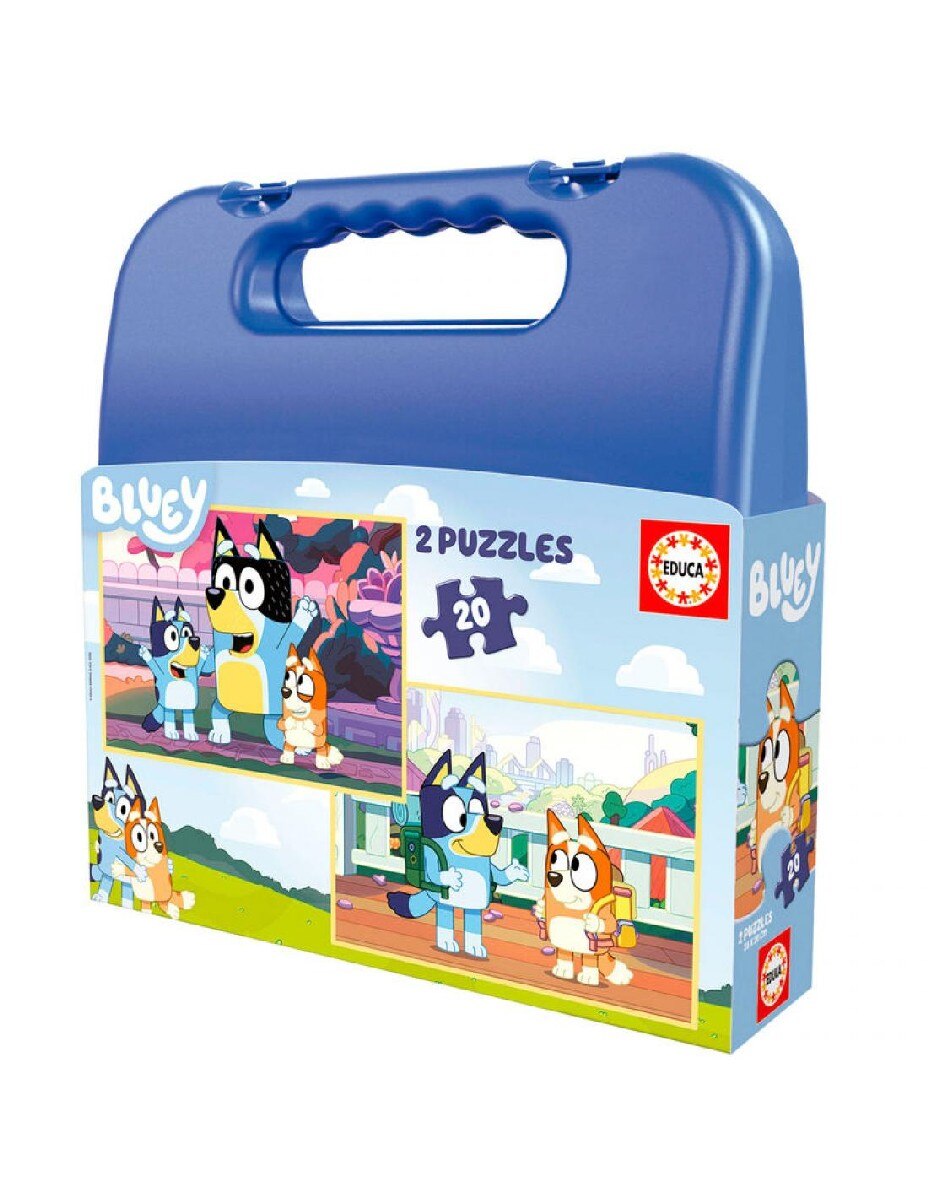 Puzzle Mala Bluey 2x20 Peças 2