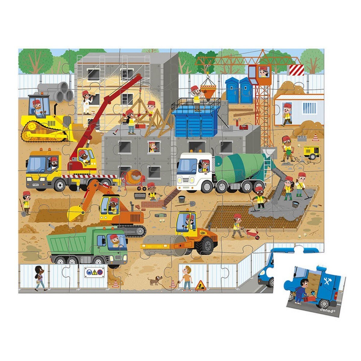 Puzzle Construção 36 Peças 2