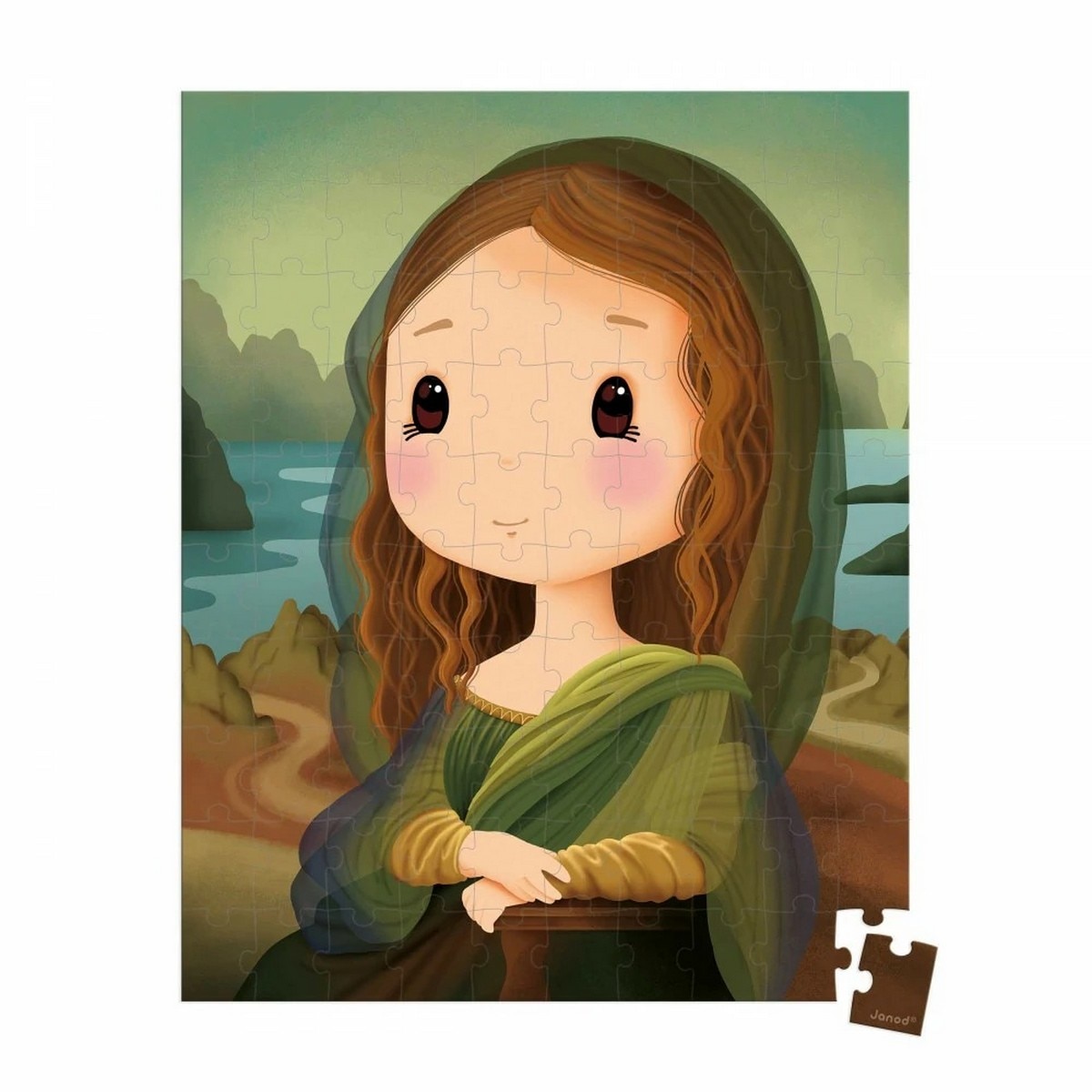 Puzzle Inspired By Leonardo Da Vinci 100 Peças 2