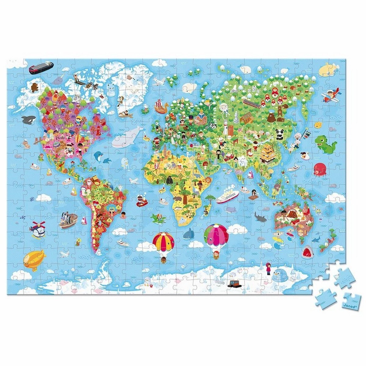 Puzzle Mundo Gigante 300 Peças 2