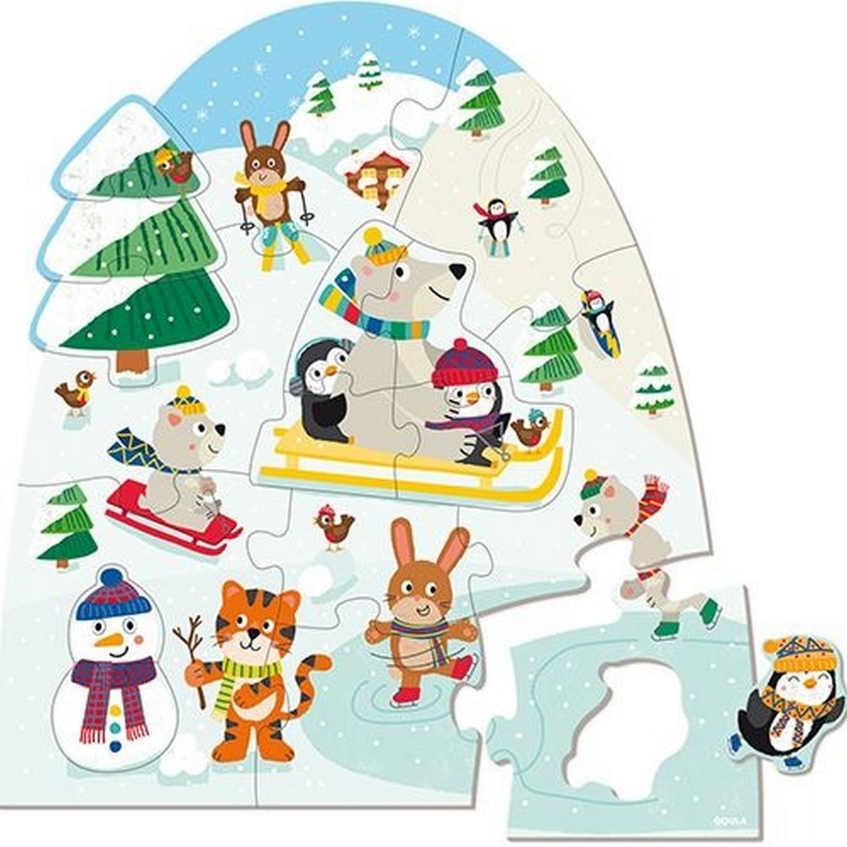 Puzzle XL: Winter 18 Peças 2