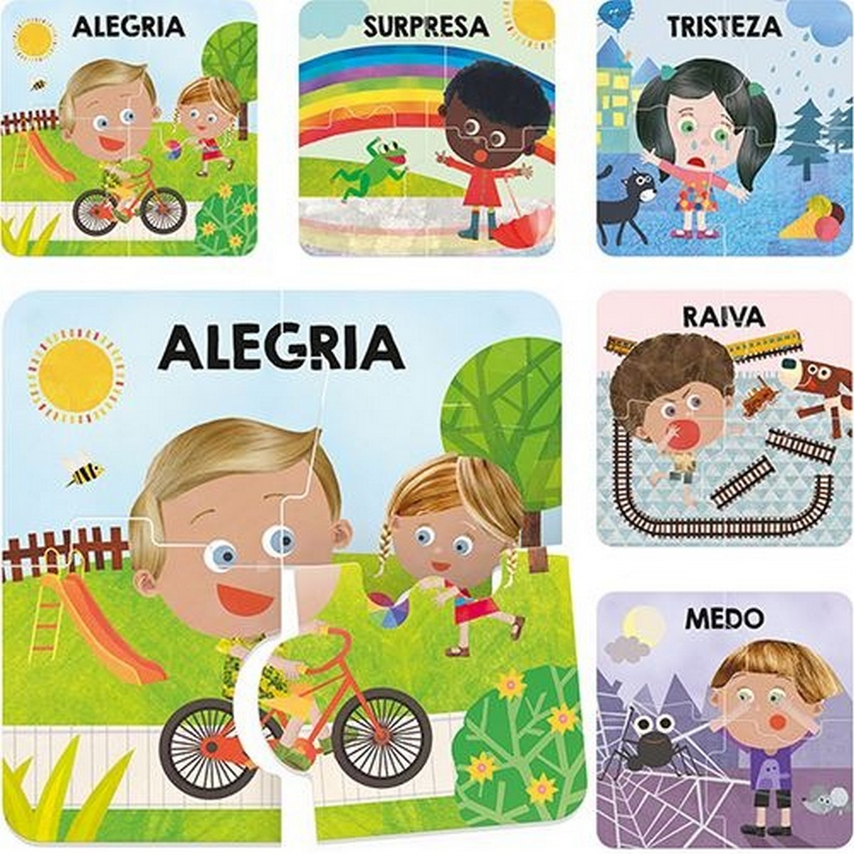 Primeiros Puzzles Emoções 2