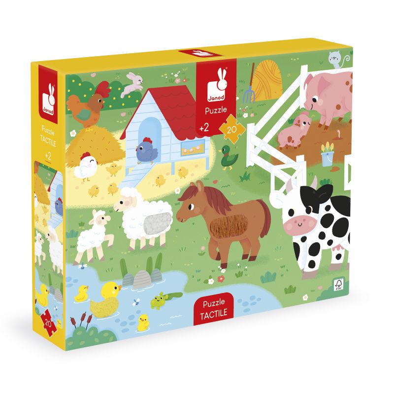 Puzzle Tátil Animais da Quinta 1