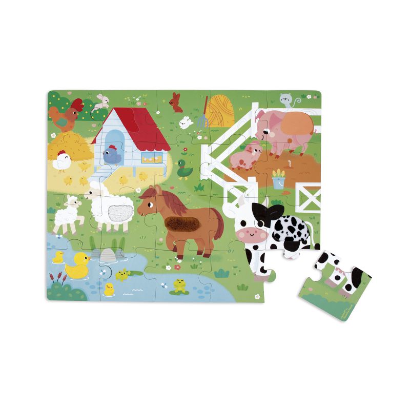 Puzzle Tátil Animais da Quinta 2