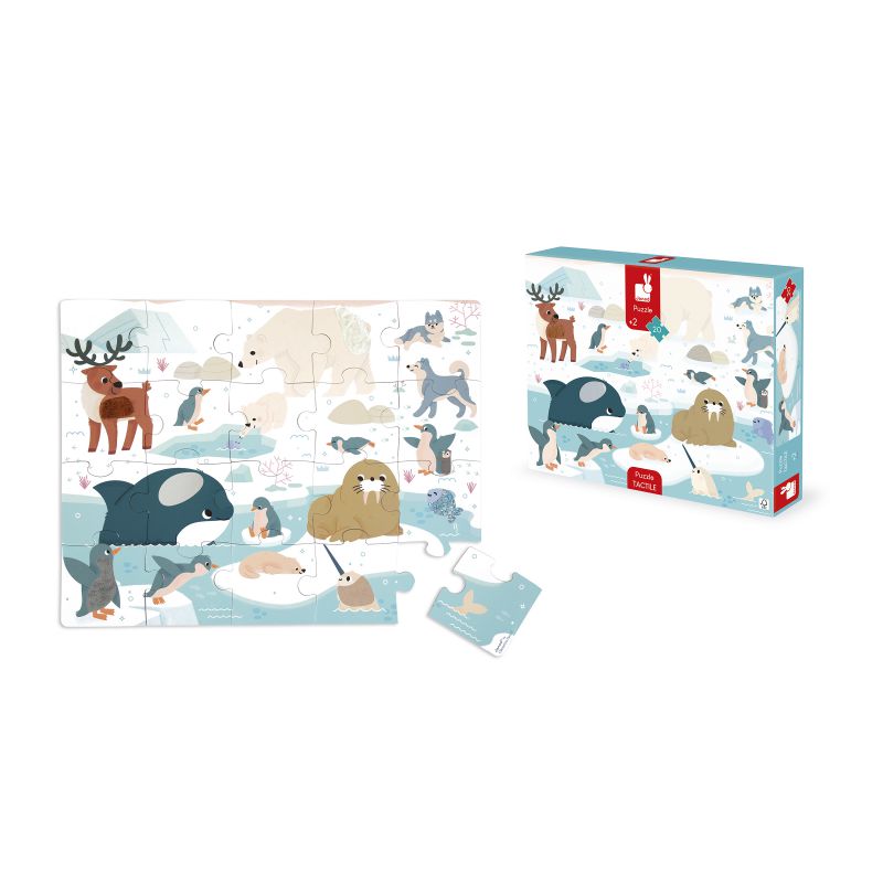 Imagem 0 de Puzzle Tátil dos Polos Polares