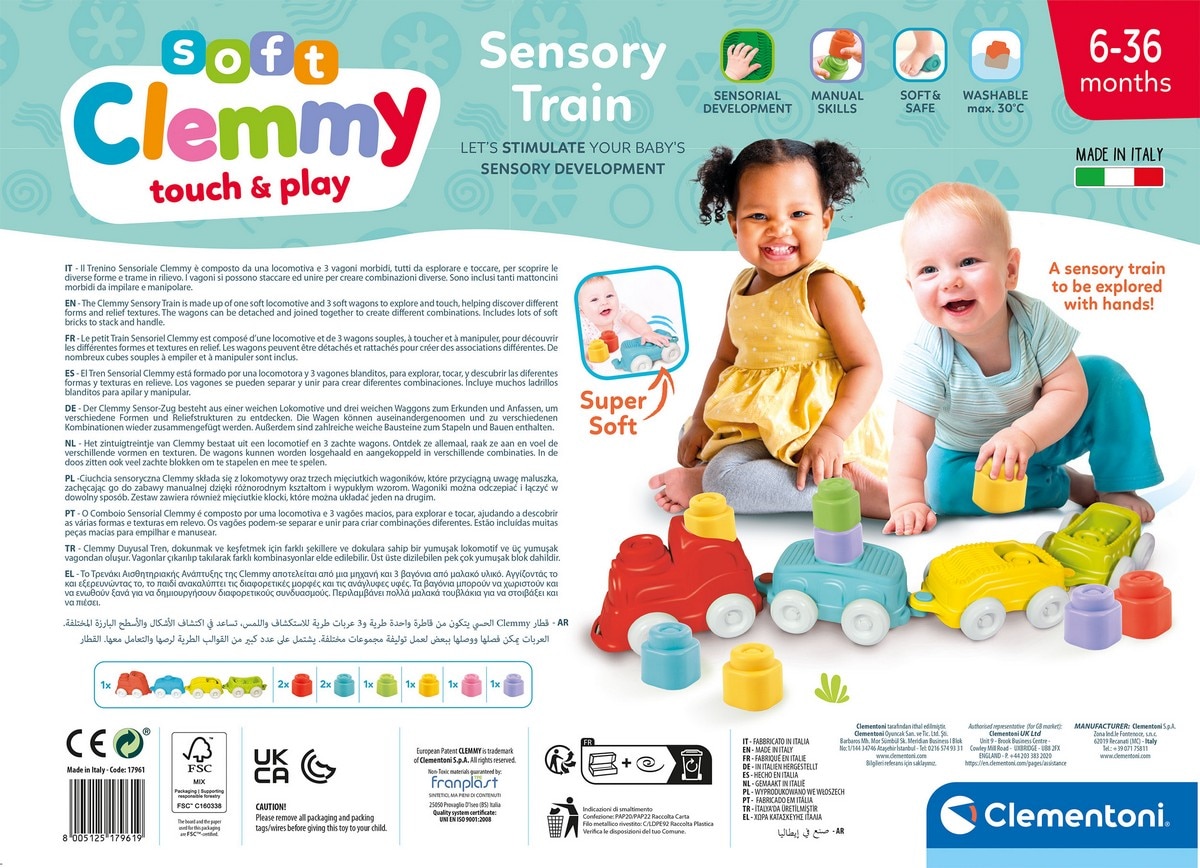 Soft Clemmy - Comboio Sensorial 3