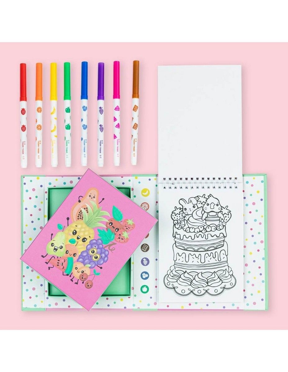 Conjunto para colorir com aroma a frutos 2