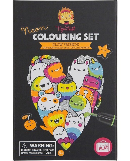 Imagem 0 de Conjunto para colorir Tiger Tribe Neon (Glow Friends)