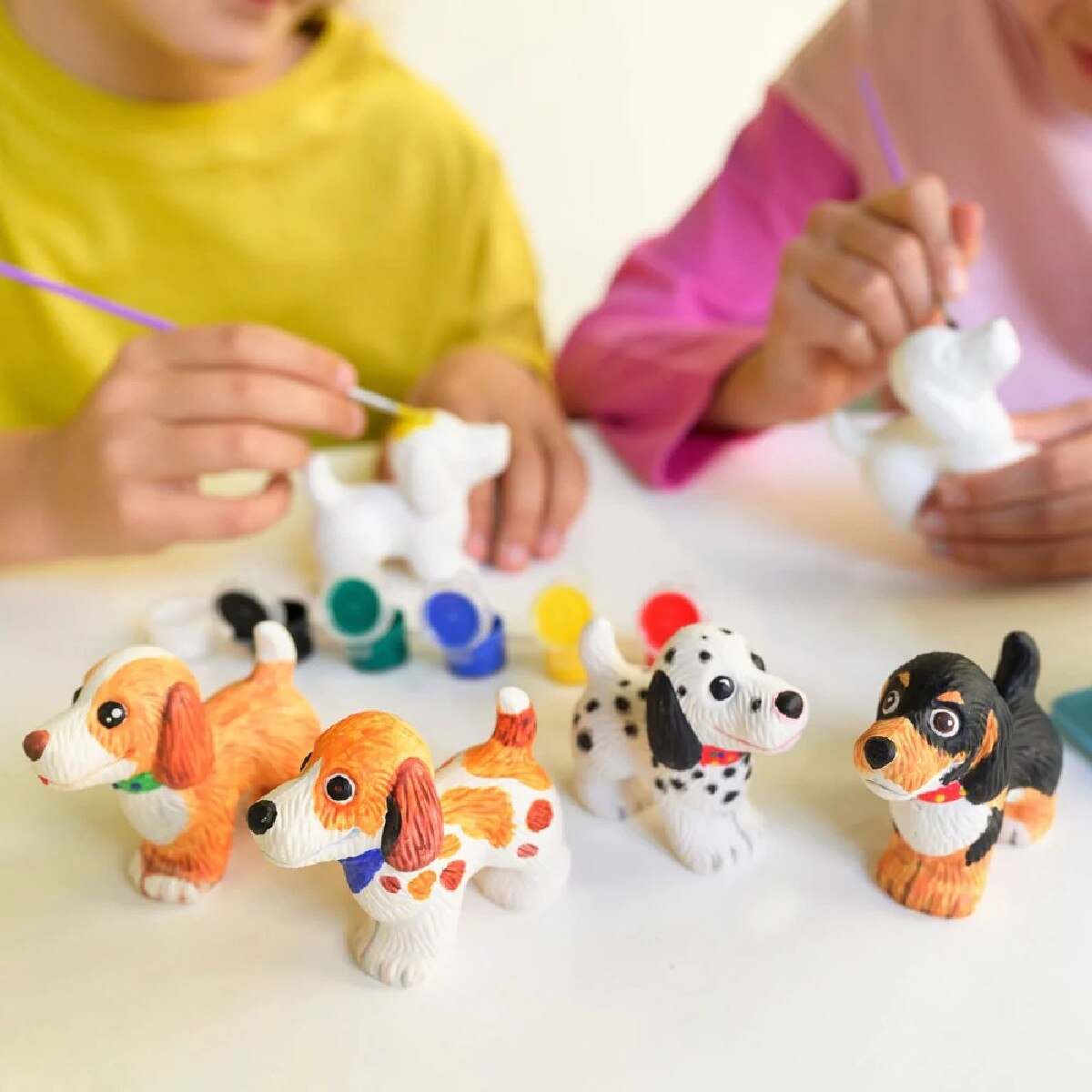Jogo de moldar e pintar cachorros 3d 3