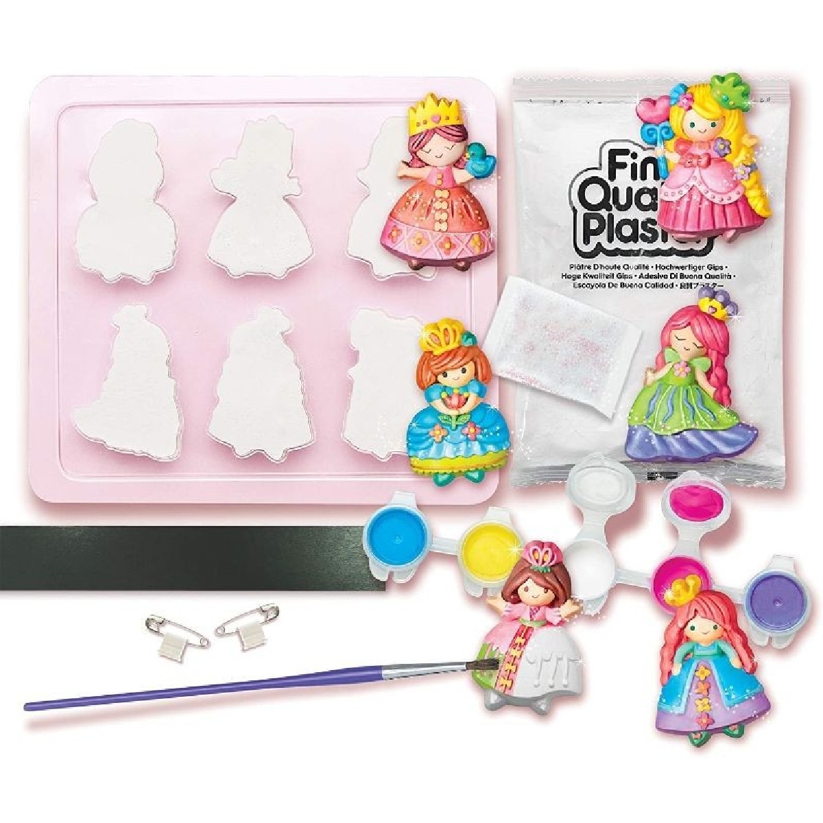 Kit Moldar e Pintar Princesas 3