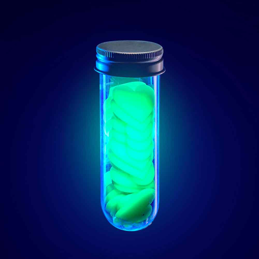 Imagem 0 de Frasco com Corações Brilhantes