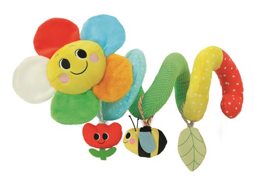 Peluche Lagarta Flor Feliz em Espiral 2