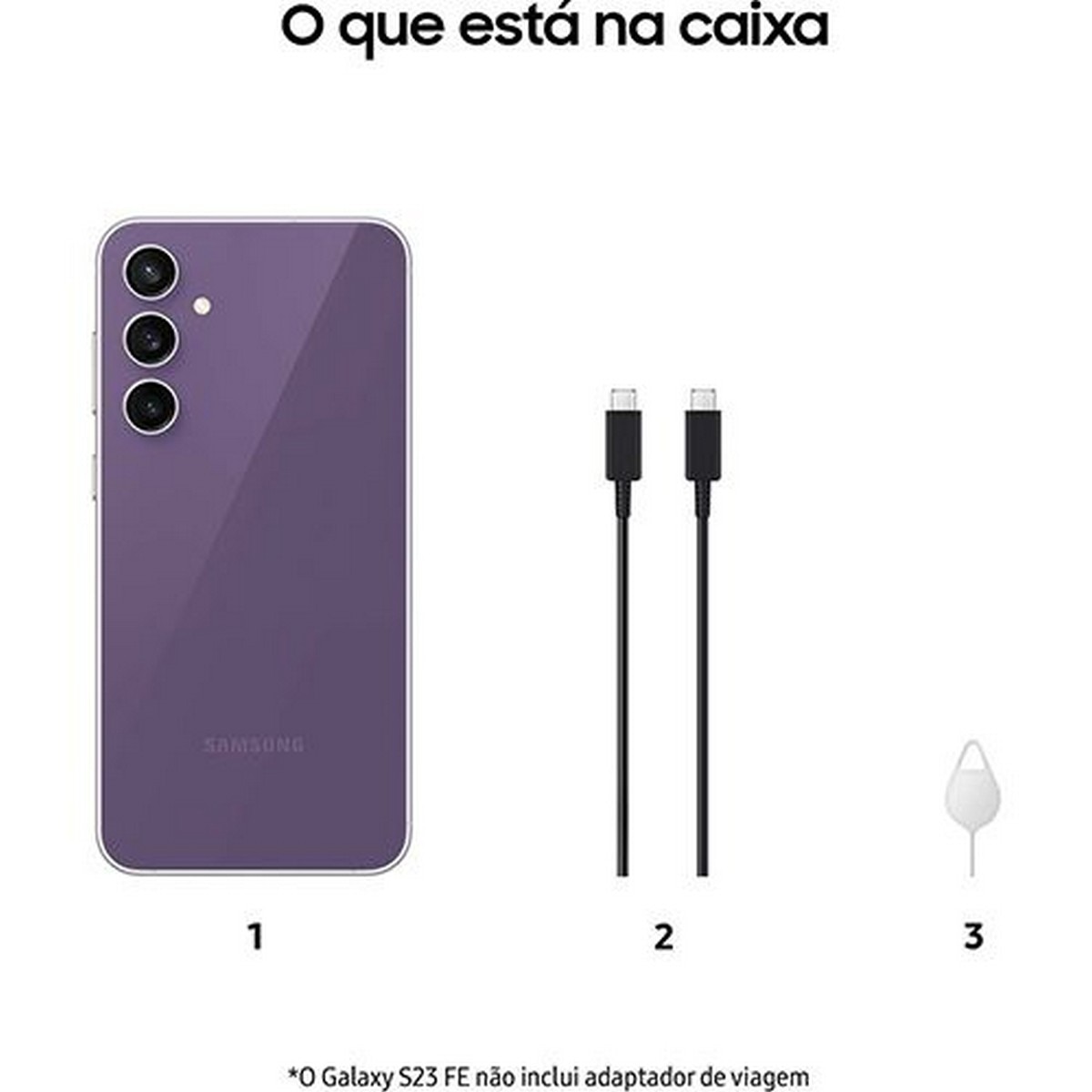 Samsung Galaxy S23 FE, RAM 8 GB  + 128 GB - Lavanda 8