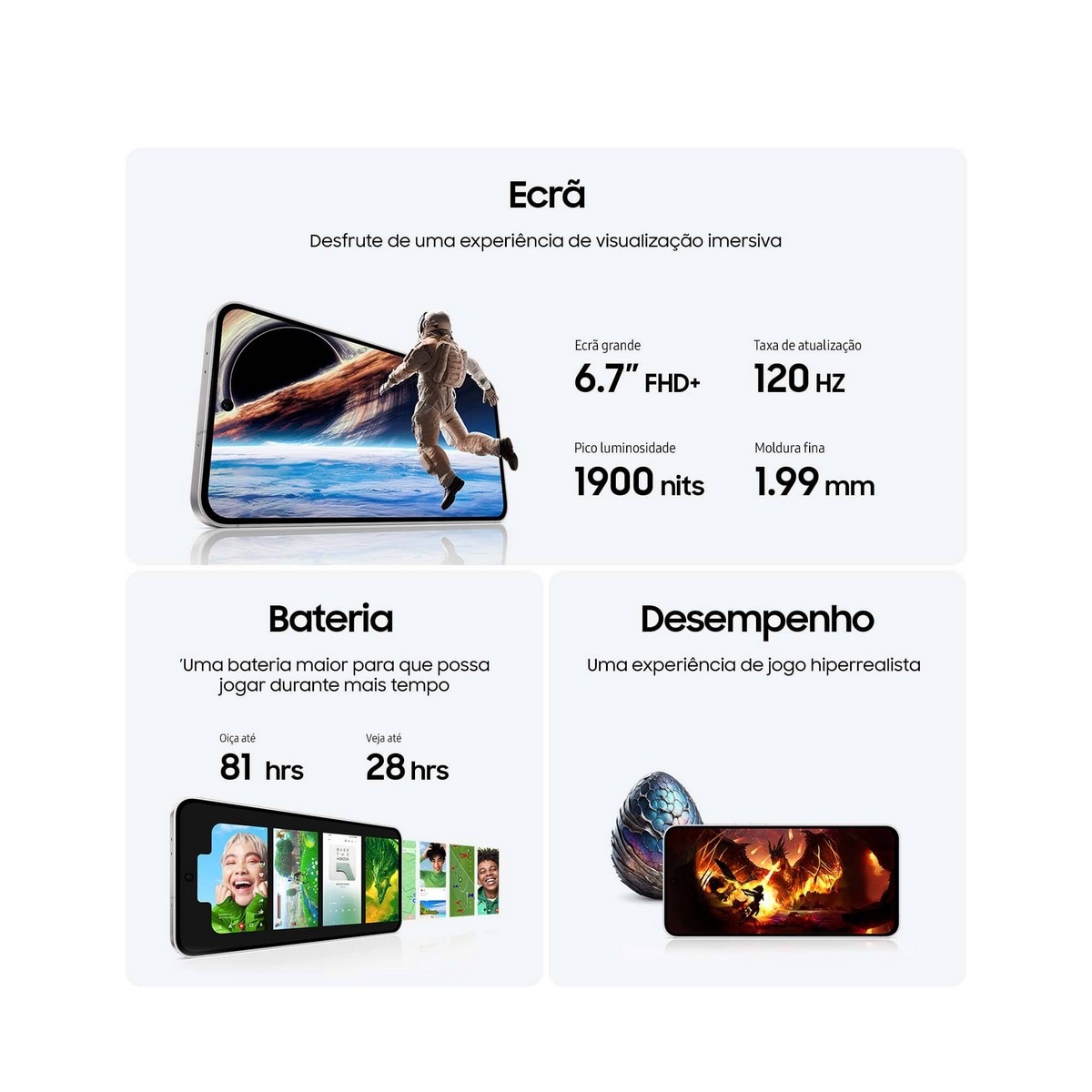 Smartphone Samsung Galaxy S24 FE 128GB + 8GB, 6,7" Amarelo-6
