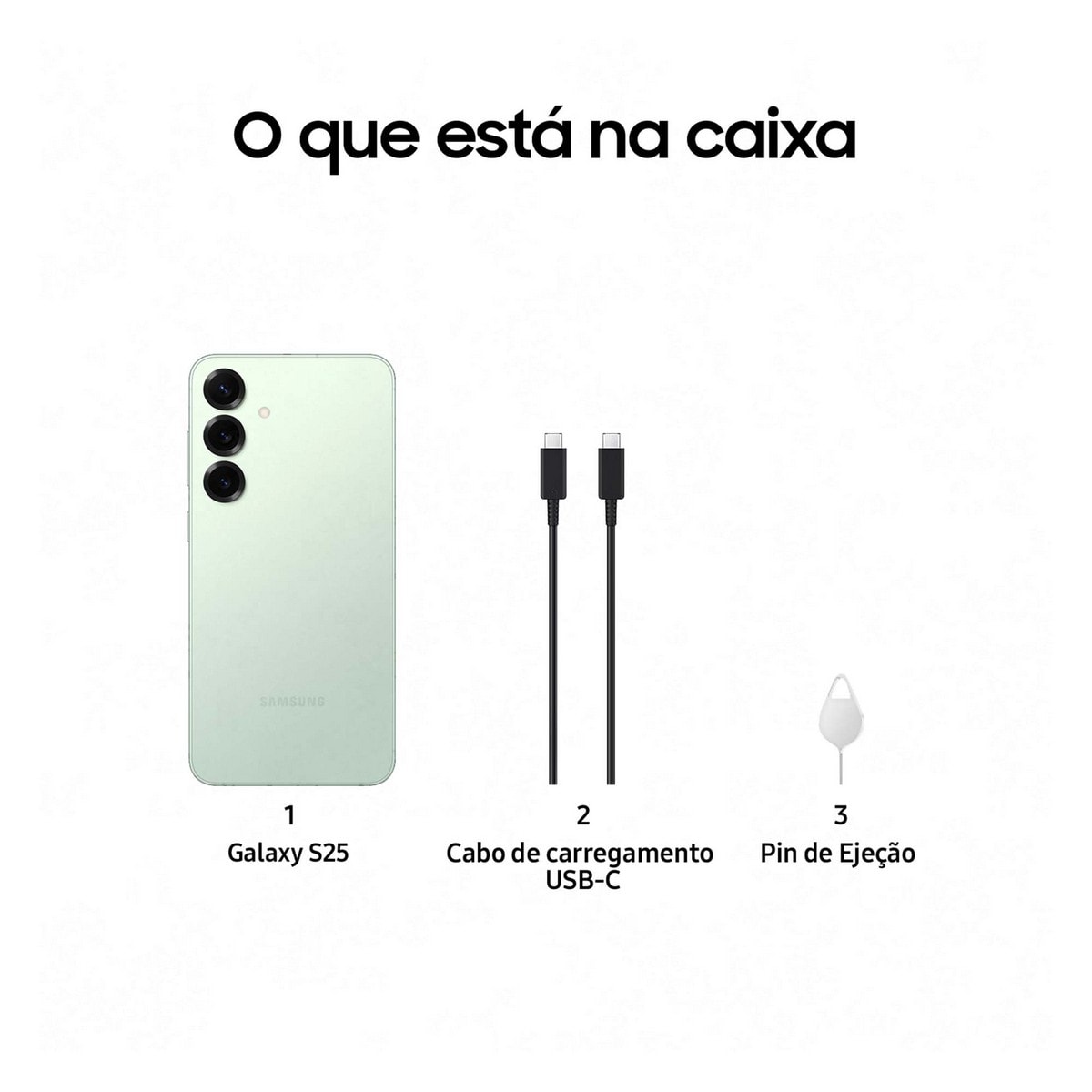 Smartphone Samsung Galaxy S25 5G 128GB + 12GB RAM, 6,2" Menta-6