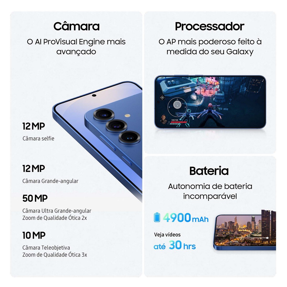 Smartphone Samsung Galaxy S25+, 5G 512GB + 12 GB RAM, 6,7" Navy-3