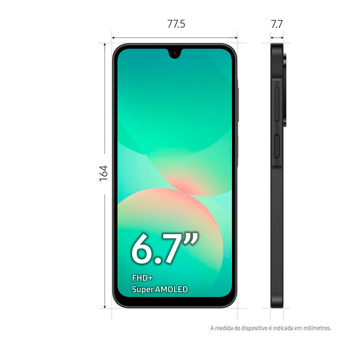 Smartphone Samsung Galaxy A26 5G 6,7" Branco-6