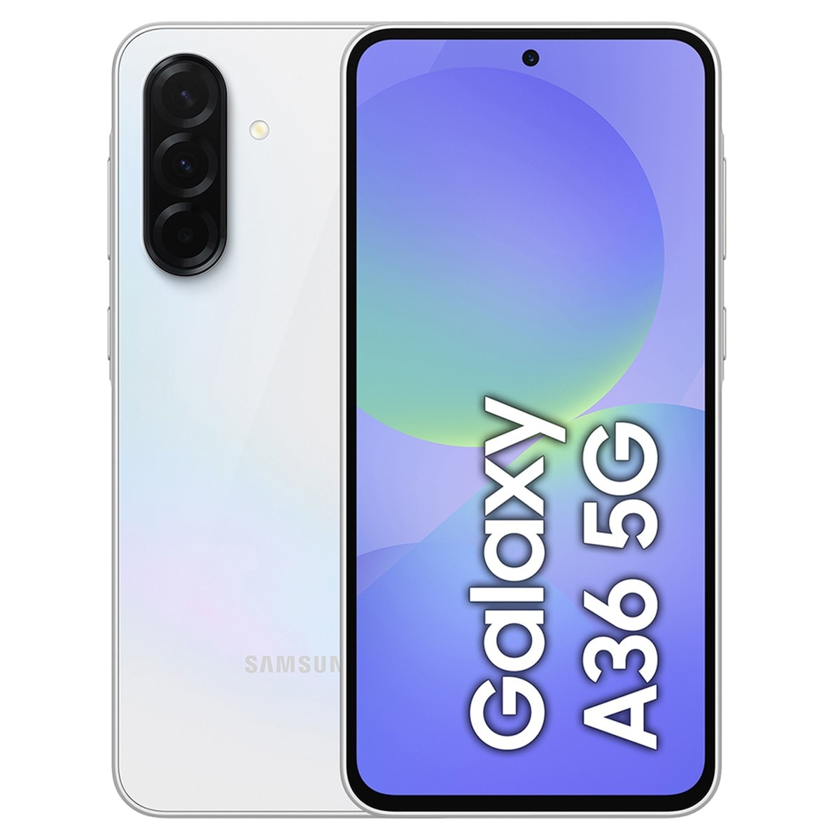 Smartphone Samsung Galaxy A36 5G 128GB + 6GB RAM, 6,7" Dual-SIM Branco-1