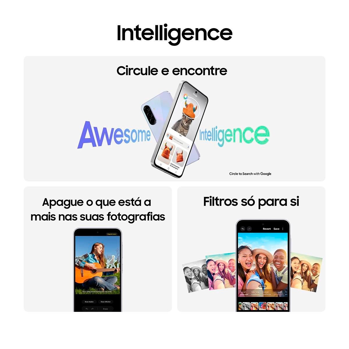 Smartphone Samsung Galaxy A36 5G 256GB + 8GB RAM, 6,7" Dual-SIM Preto-3