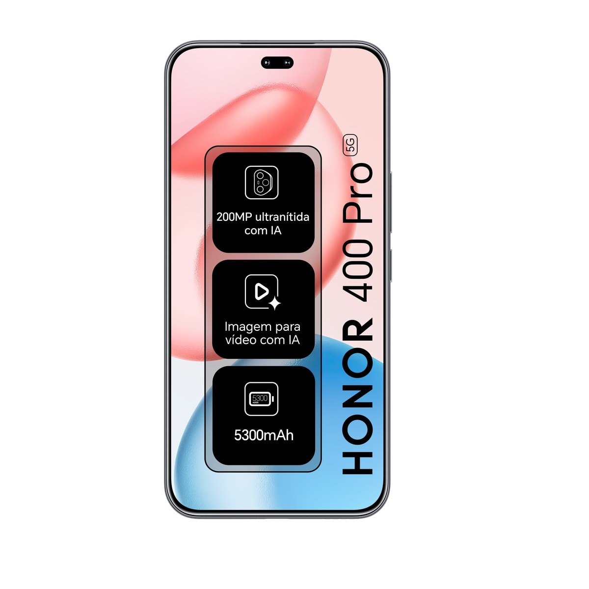 Smartphone Honor 400 Pro 5G, 512GB + 12GB RAM, 6,7" - Midnight Black Midnight Black-2