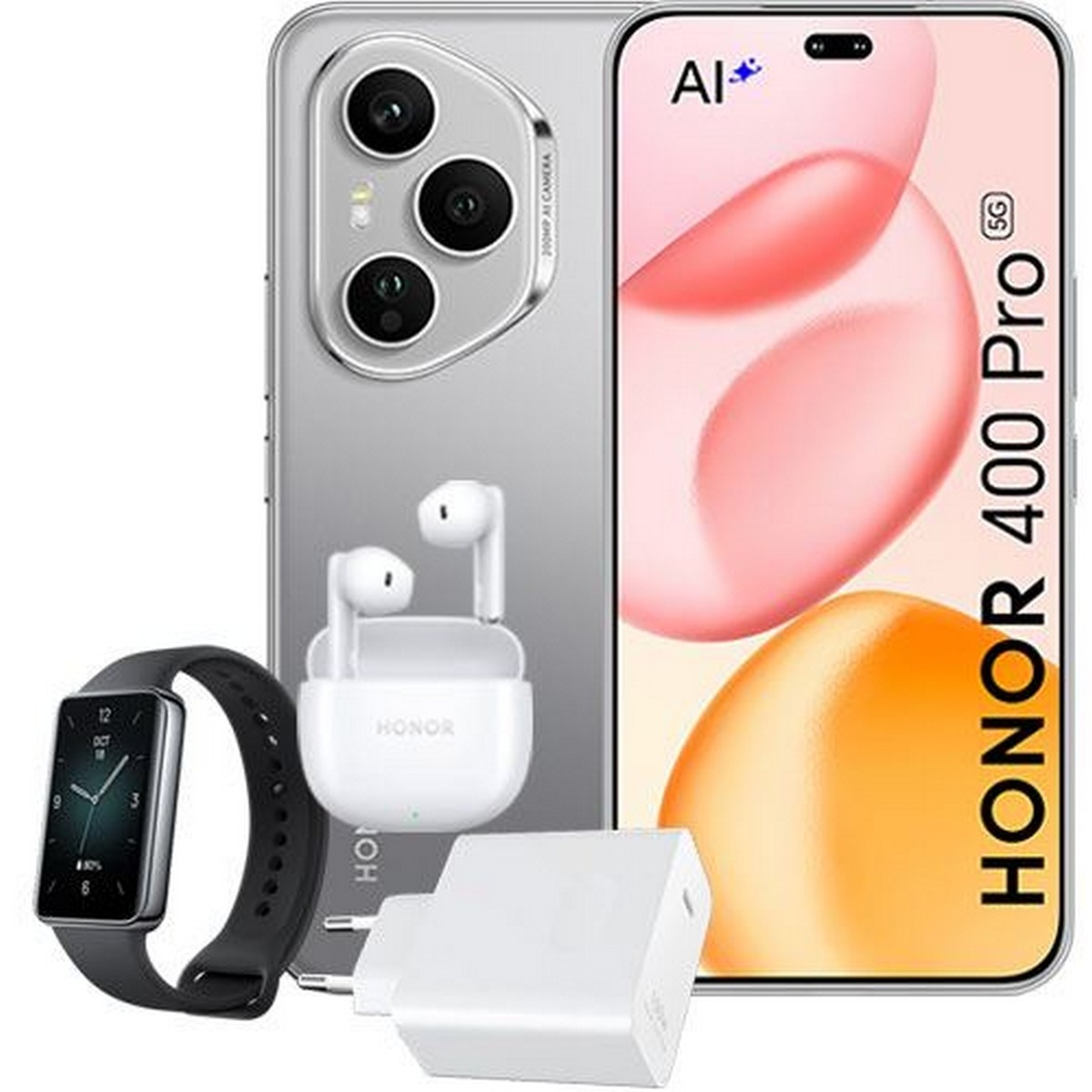 Imagem 0 de Smartphone Honor 400 Pro 5G, 512GB + 12GB RAM, 6,7" - Lunar Grey