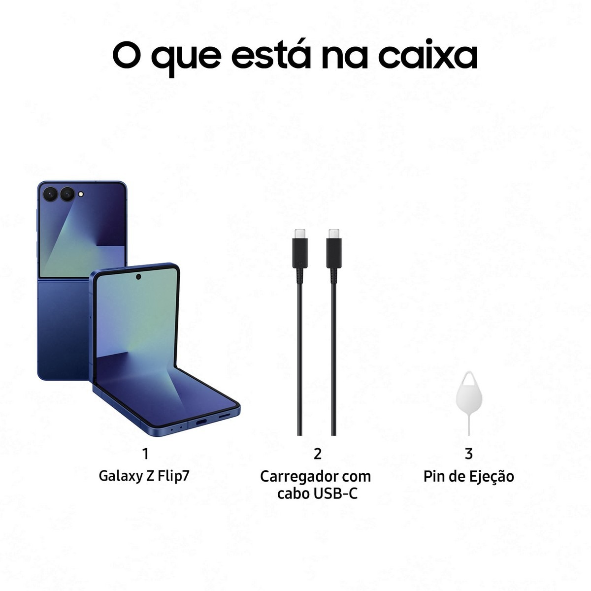 Smartphone Samsung Galaxy Z Flip7 256GB + 12GB RAM, 6,9" + 4,1" Dual-SIM Azul Intenso-7